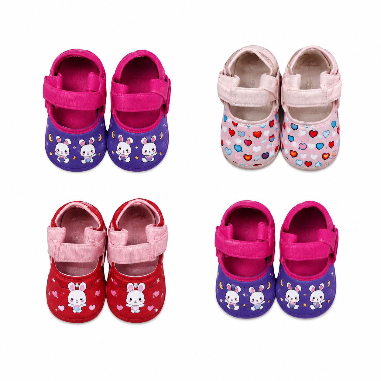 Pantuflas de bebé — Conejitos