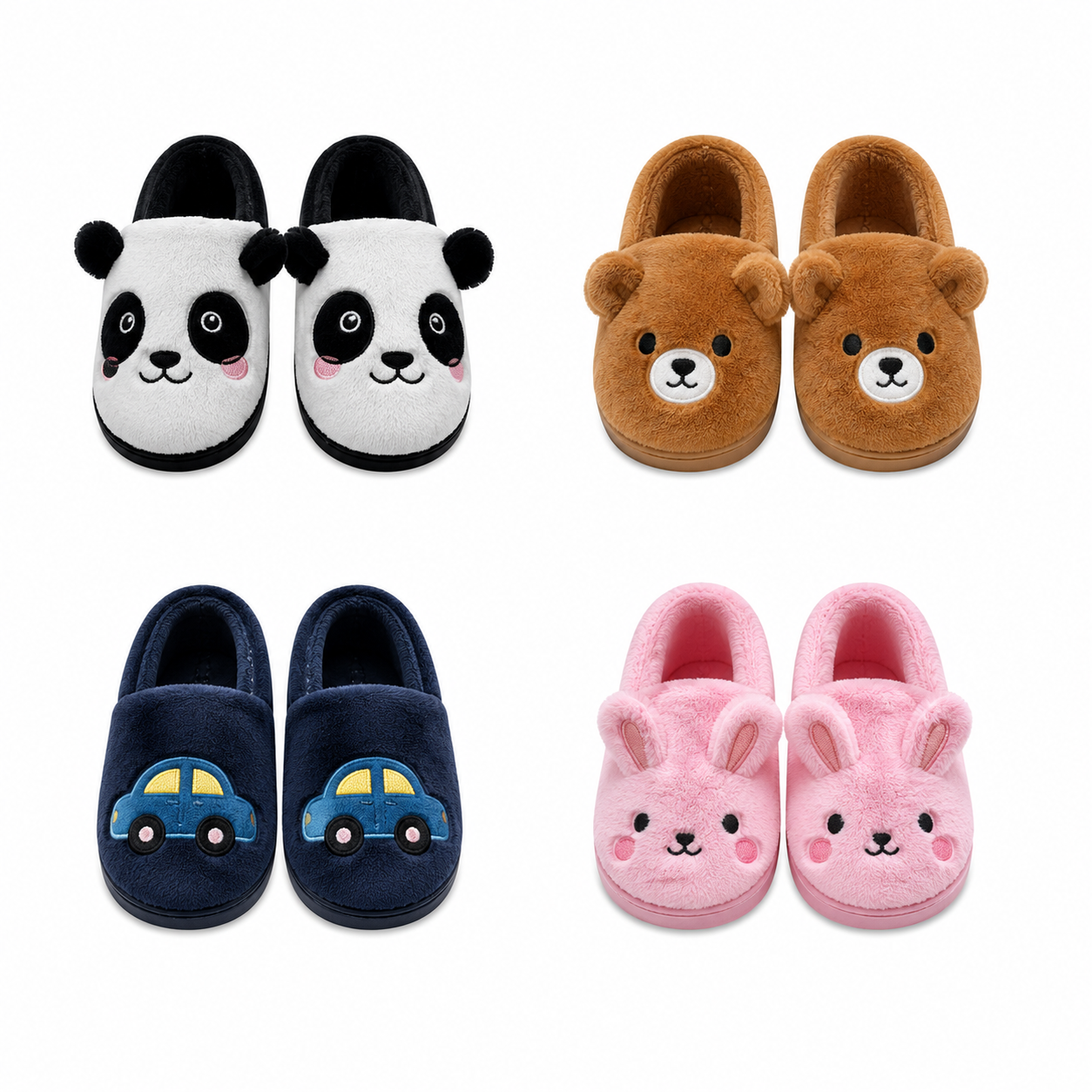 Pantuflas niños — Animalitos